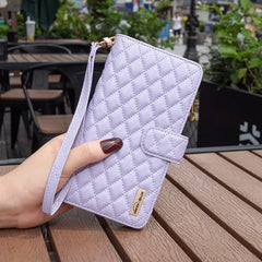 Back view of TPU leather wallet case for iPhone 14