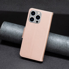 Close-up of Blue TPU leather flip case for iPhone 15 series