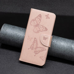 Rose Gold TPU leather flip case open view