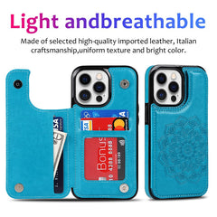 Stylish Magnetic Wallet Case with Card Slots