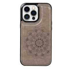 Stylish Magnetic Wallet Case for iPhone 13 in Blue