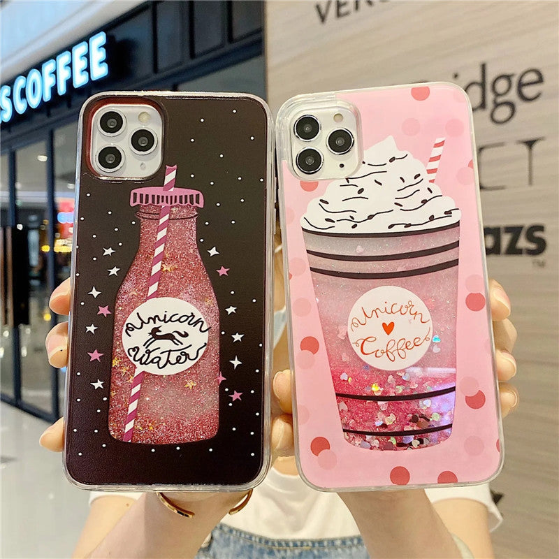 Stylish TPU phone case showcasing ice cream