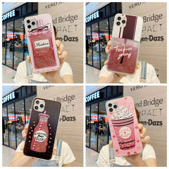 Vibrant design TPU phone case on display