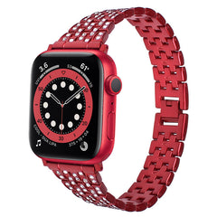 Multi-coloured luxury watch band with clasp