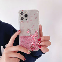 back view of Pink Blossom Phone Case