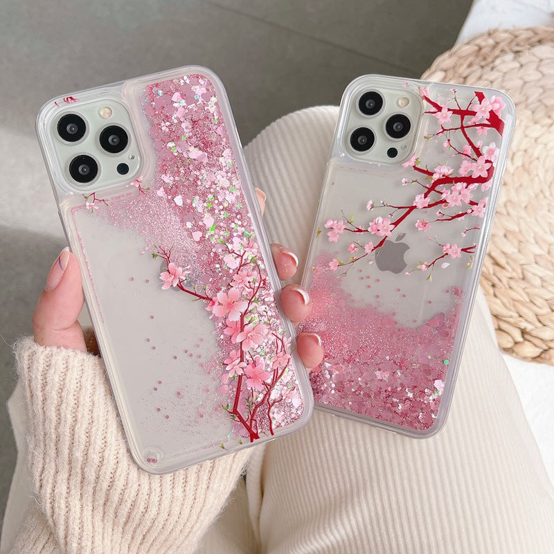 Anti-fingerprint surface of pink phone case