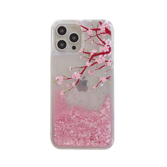 side view of the phone case showing design