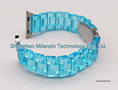 Different sizes of Apple Watch bands displayed