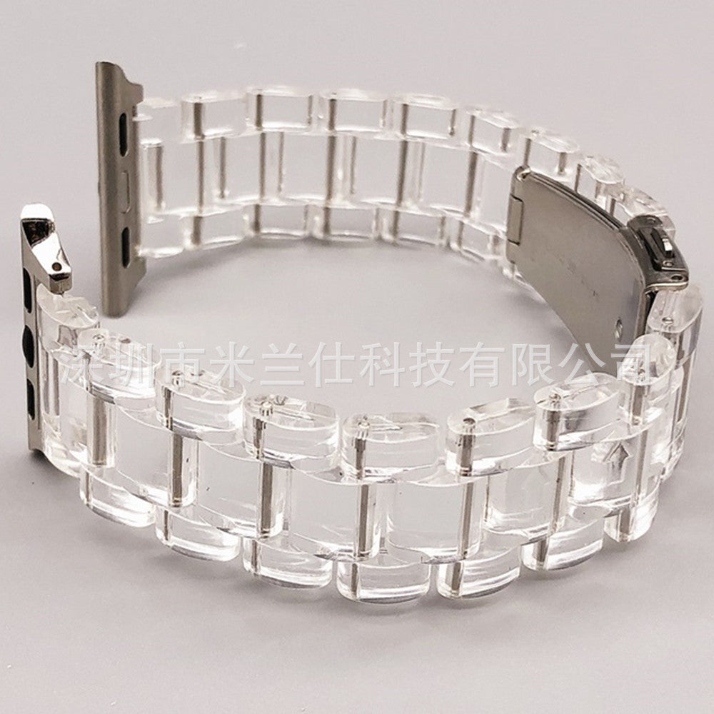 Fashionable resin band for Apple Watch Series 1-9