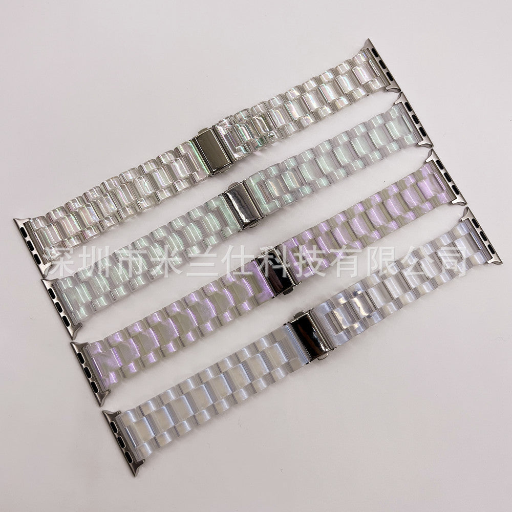 Adjustable watch band in pastel colours