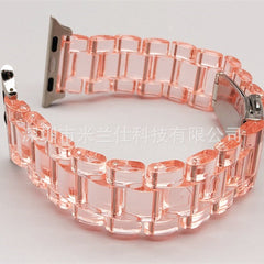 Mermaid Pink resin watch band for Apple Watch
