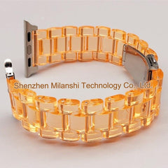 Fashionable resin band for Apple Watch Series 1-9