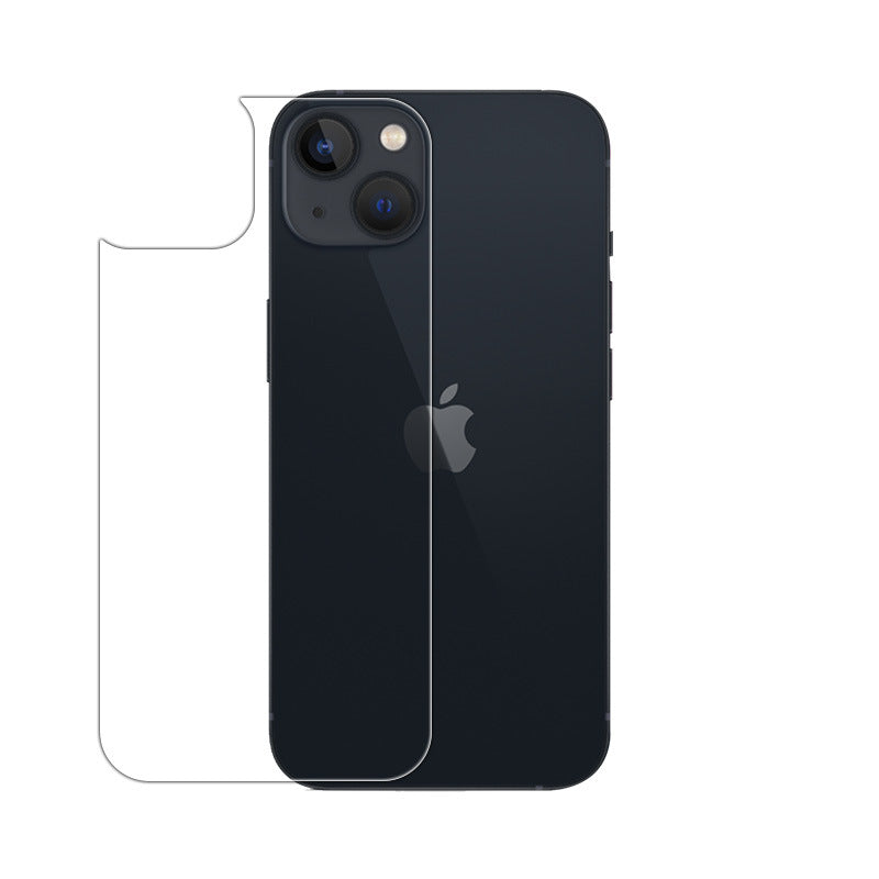 Installation of iPhone 13 tempered glass case