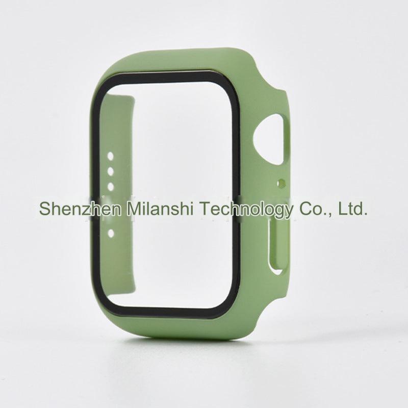 Black Apple Watch case on display