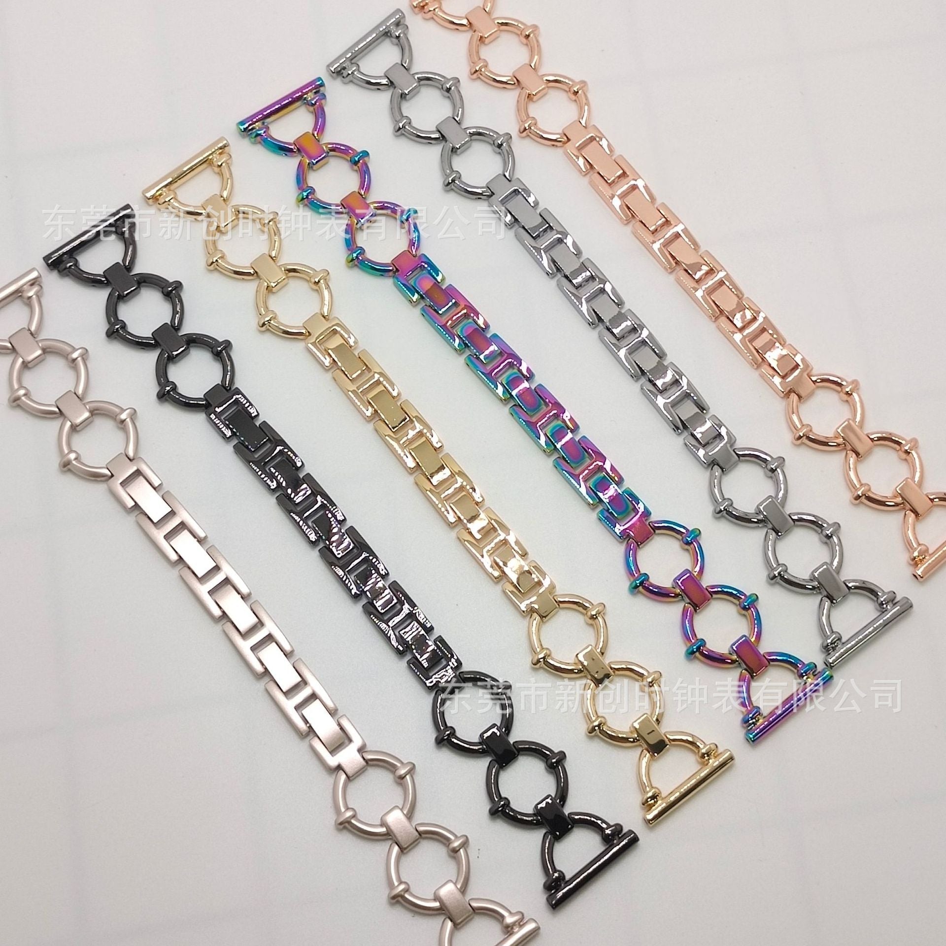 Various colour options of Apple Watch bands