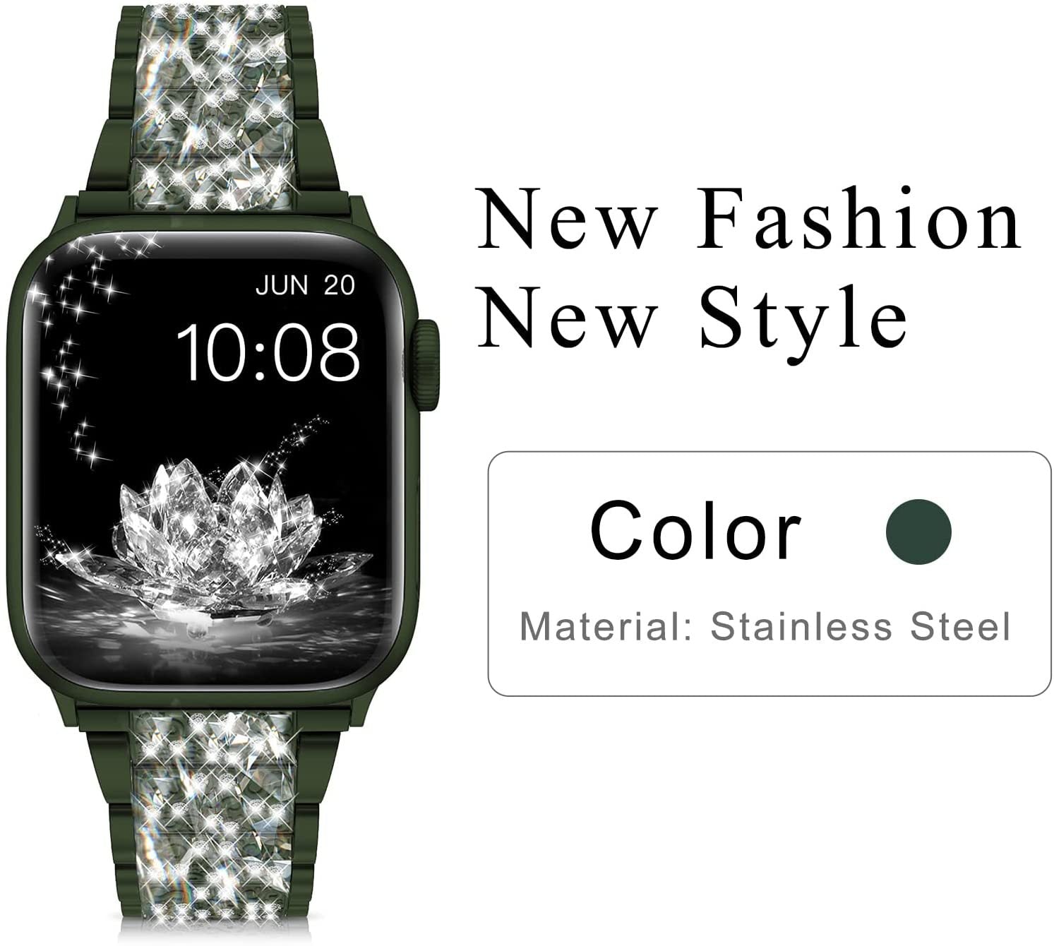 Elegant clasp design of Apple Watch band
