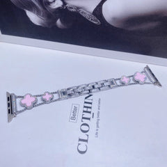Silvery satin finish Apple Watch band image 6