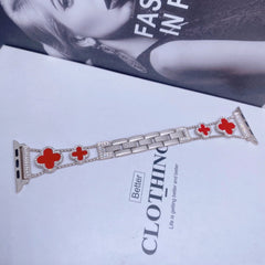 Elegant rhinestone watch band display image 10