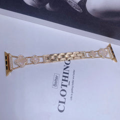 Close-up of rhinestone details on watch band image 3