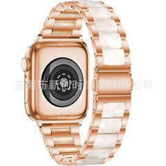 Luxurious lightweight metal resin band for Apple Watch - Black colour