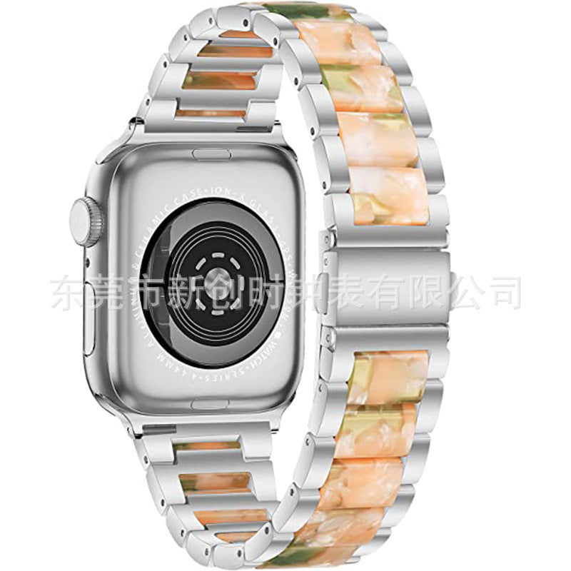 Luxurious lightweight band showcasing fold-over clasp