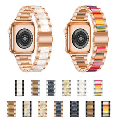 Luxurious lightweight metal resin band for Apple Watch - Black colour