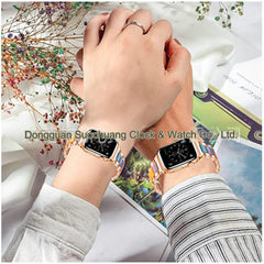 Luxurious lightweight metal resin band for Apple Watch - Black colour