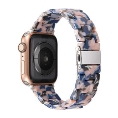 Stylish natural resin Apple Watch band in various colours