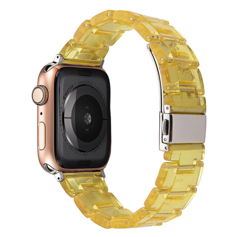 Apple Watch band with butterfly buckle