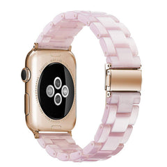 Adjustable natural resin watch band for Apple Watch