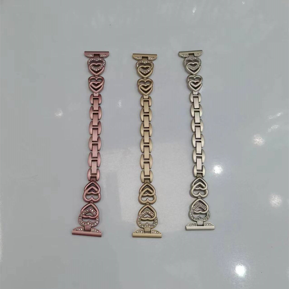 Different colour variants of stylish watch bands