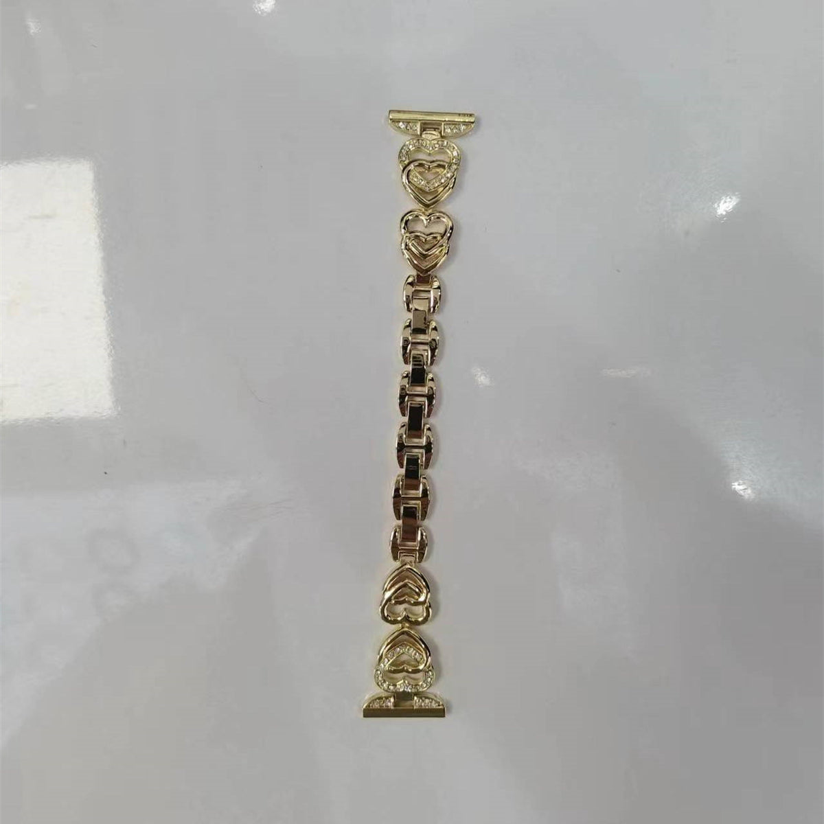 Comfortable adjustable watch band displayed