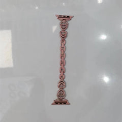 Heart-shaped watch band in rose gold for Apple Watch