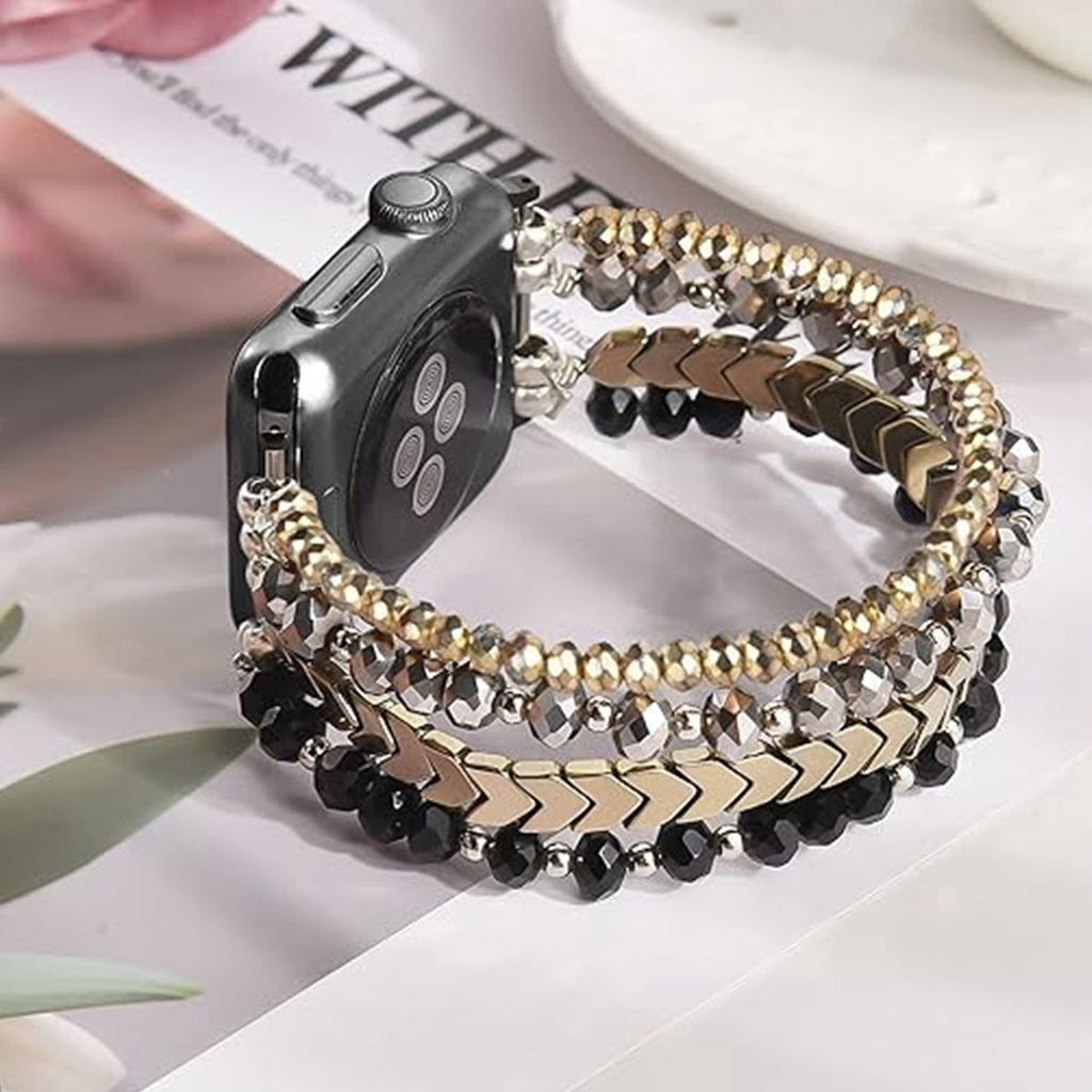 Coffe Colour Elegant Apple Watch Crystal Band