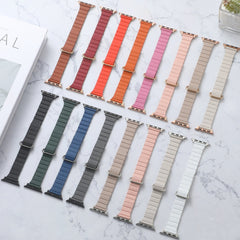 Leather wristband for Apple Watch with chic design