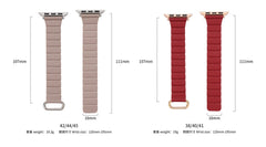 Wine Red magnetic clasp wristband for Apple Watch