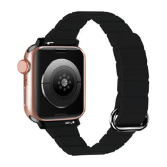 Close-up of magnetic buckle on wristband