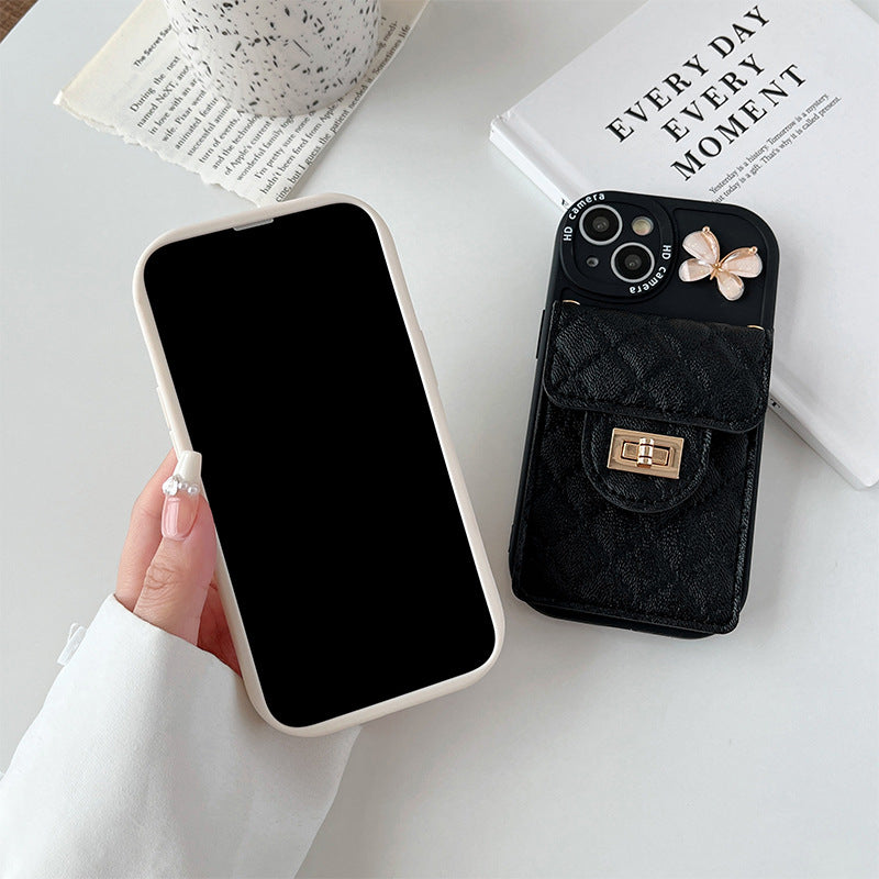 Side view showing chain strap of iPhone case 3