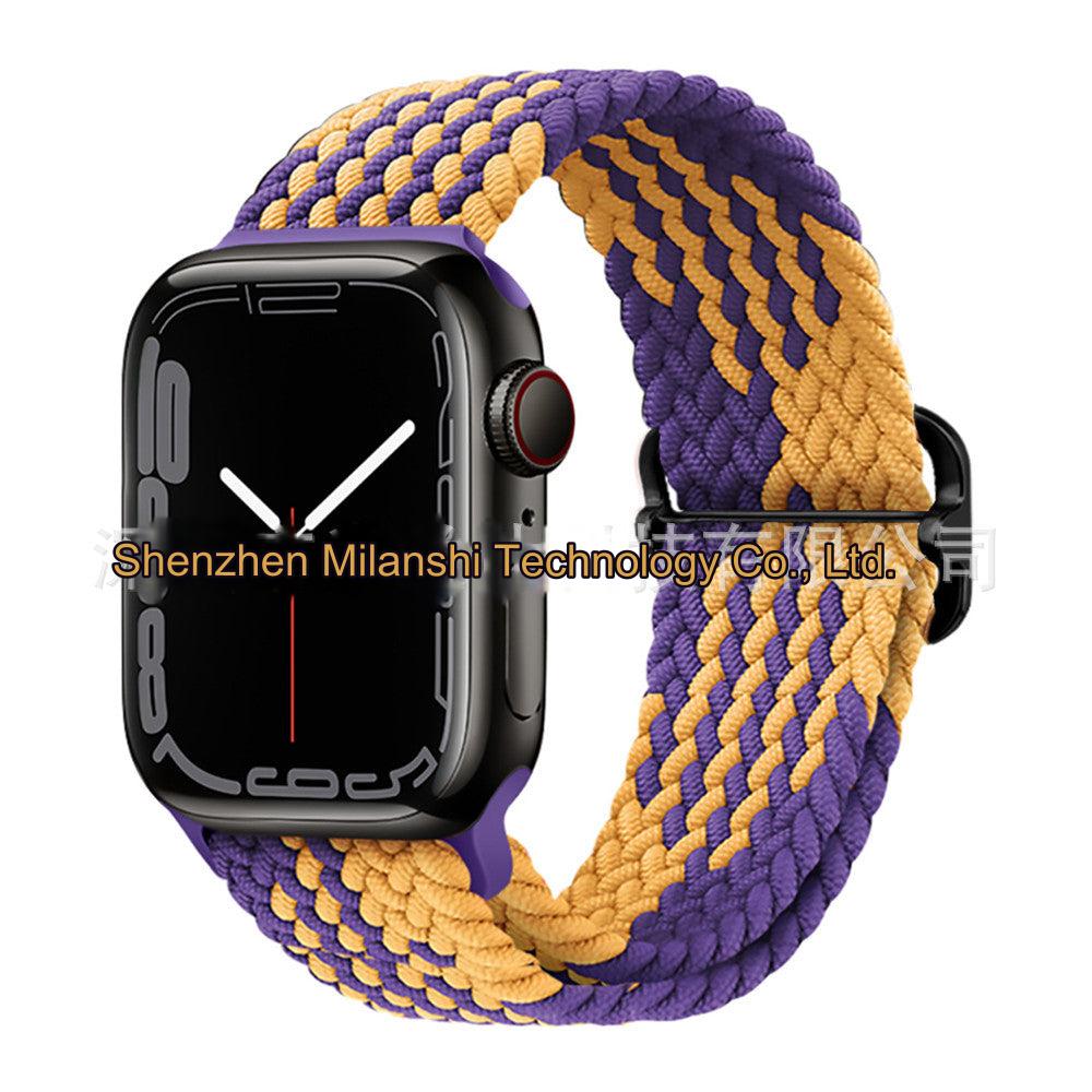 Classic black nylon Apple Watch band - Image 5