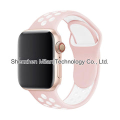 Image of dual colour silicone sport band for Apple Watch 2