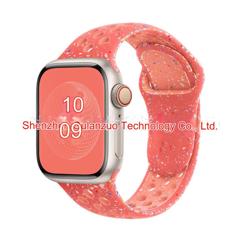 Image of dual colour silicone sport band for Apple Watch 2