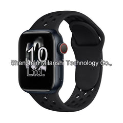Image of dual colour silicone sport band for Apple Watch 4