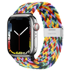 Comfortable nylon woven strap shown with adjustable buckle
