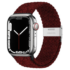 Close up of durable nylon material for Apple Watch strap