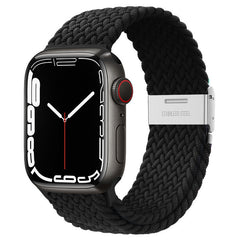 Close up of durable nylon material for Apple Watch strap