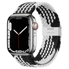 Comfortable nylon woven strap shown with adjustable buckle