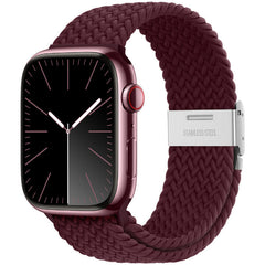 Stylish Sunset Red nylon strap for Apple Watch