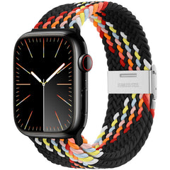 Comfortable nylon woven strap shown with adjustable buckle