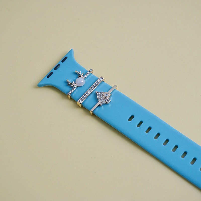 collection of festive watch charms