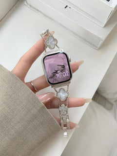 Starlight Apple Watch Band in multiple angles
